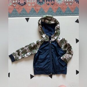 Wonder Nation|Baby gender neutral,Toddler jacket in Camouflage & Navy•••size 2T